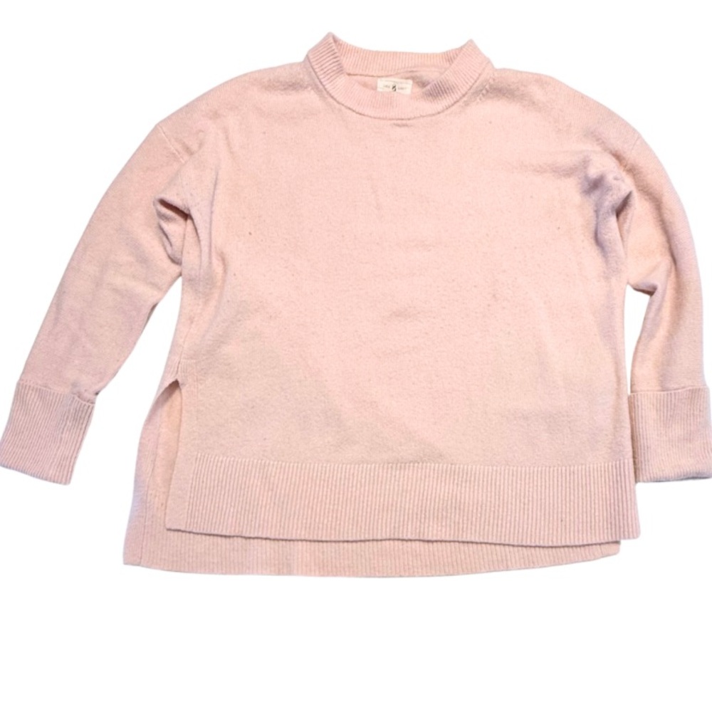 Lou & Grey Women's Pink Oversized Sweater Pullover Size Medium